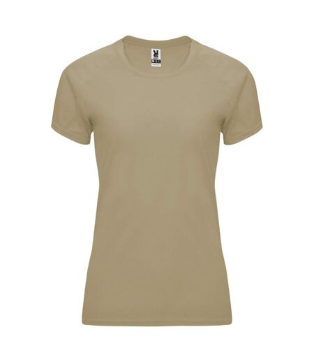 T-shirt bahrain femme sable foncé Roly