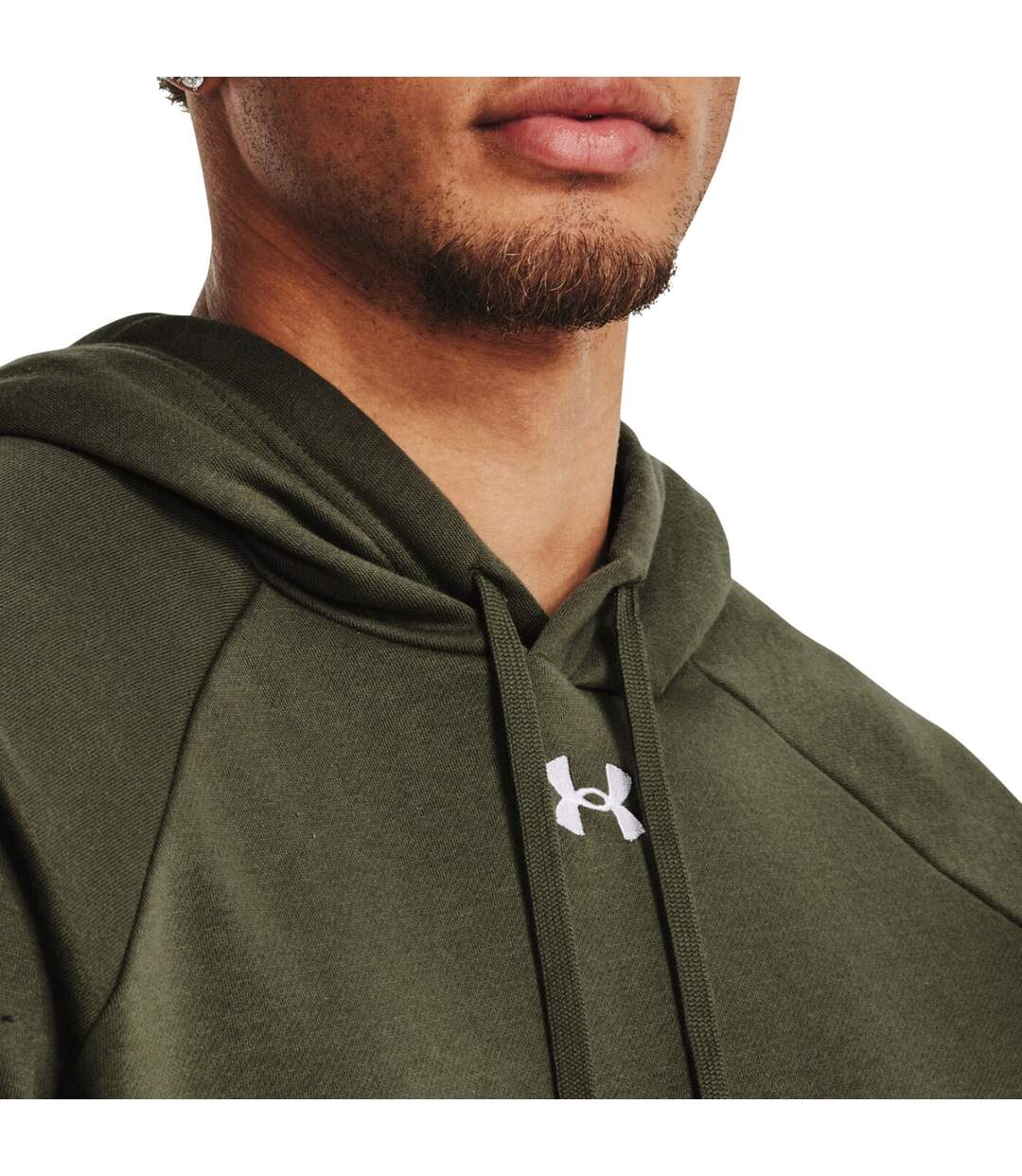 Sweat À Capuche Homme Vert Under Armour-4
