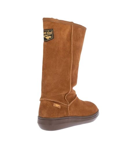 Womens/ladies sugar daddy suede winter boots chestnut Rocket Dog