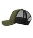 Casquette Trucker Motif/style 5 Panneaux Rapper-s Adulte Olive Noir Atlantis-3