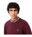 Sweat Style Logo Homme Rouge Bordeaux Lacoste-4