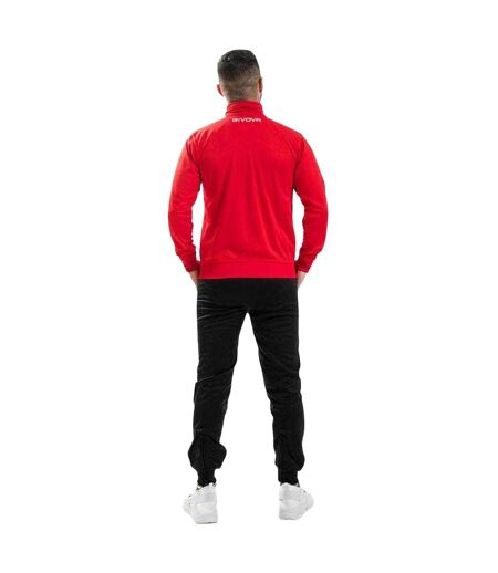 Ensemble De Survêtement Tuta One Homme Rouge Noir Givova