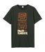 Mens 50th Totem Pole Iron Maiden T-shirt Charcoal Orange Amplified-1