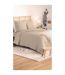 Parure de Lit 3 Pièces Percale 240x220cm Beige Lin-3