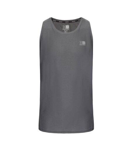 Mens Logo Running Vest Top Charcoal Karrimor