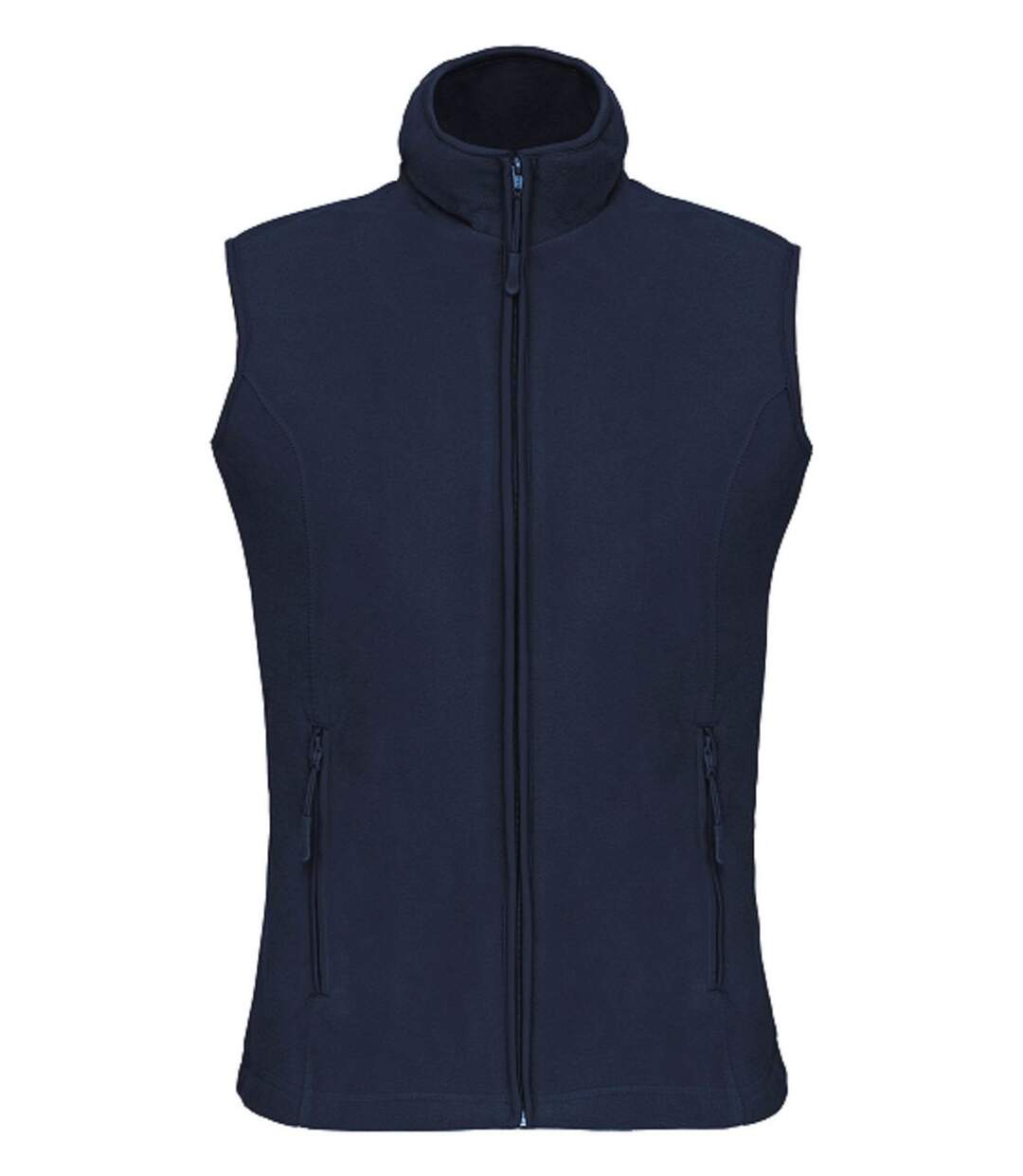 Gilet sans manches micro polaire femme - K906 - bleu marine-1