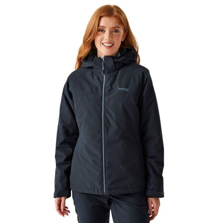 Veste imperméable frelton femme bleu marine / bleu de gris Regatta