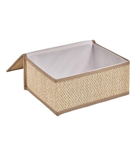 Lot de 3 Boîtes en Bambou Stemy 32cm Beige