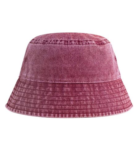 Bob Motif Rétro Adulte Rouge Beechfield