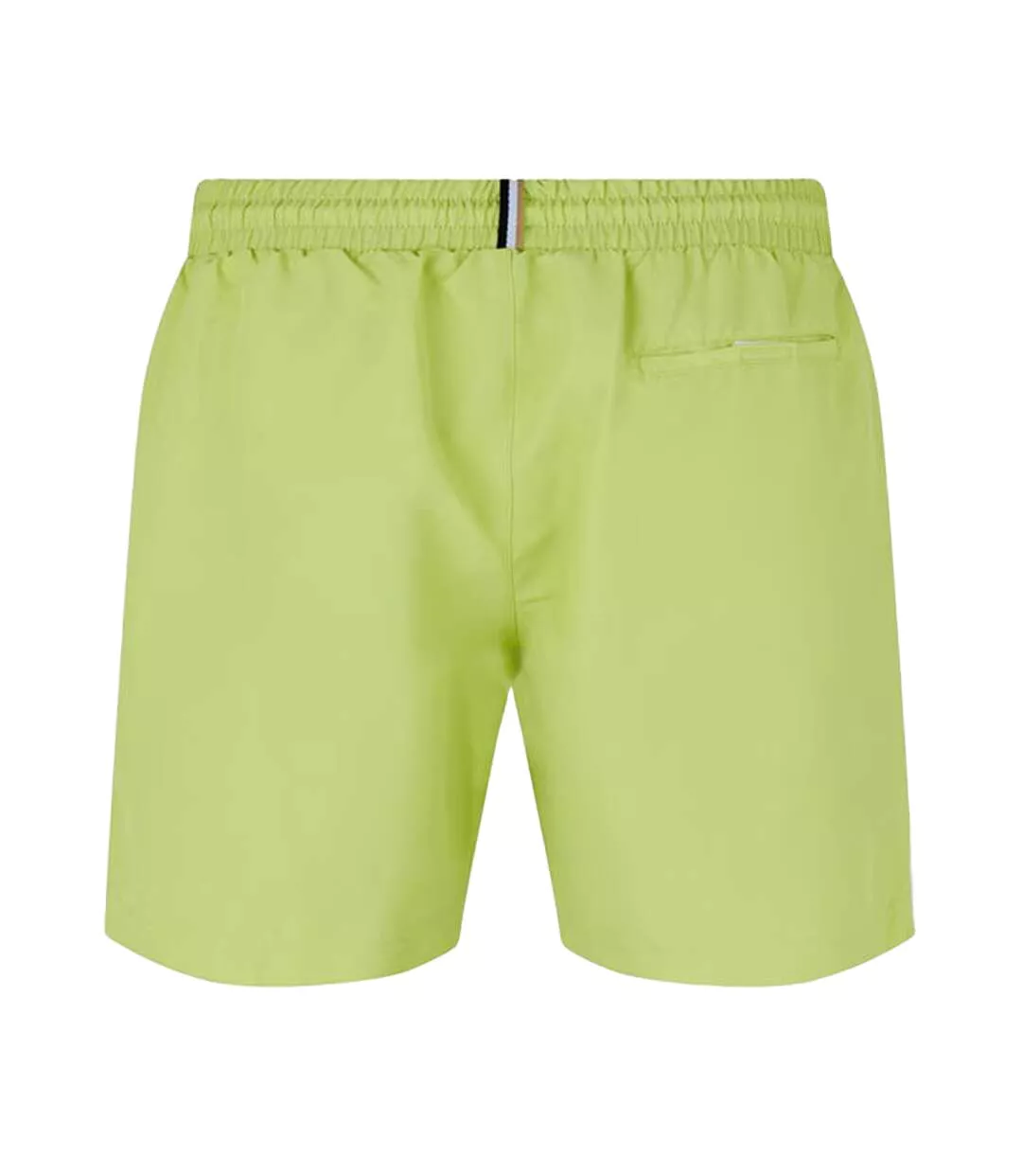 Mens Starfish Swim Shorts Lime Green White Boss-2