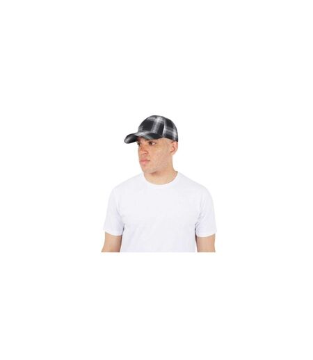 Casquette De Baseball Décontracté Motif/style Motif Écossais Homme Noir Blanc À Carreaux Brave Soul