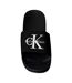 Mens Essential Flat Sliders Triple Black Calvin Klein-4