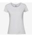 T-shirt ajusté femmes blanc Fruit of the Loom