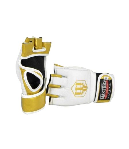 Mitaines Mma Blanc Doré Masters