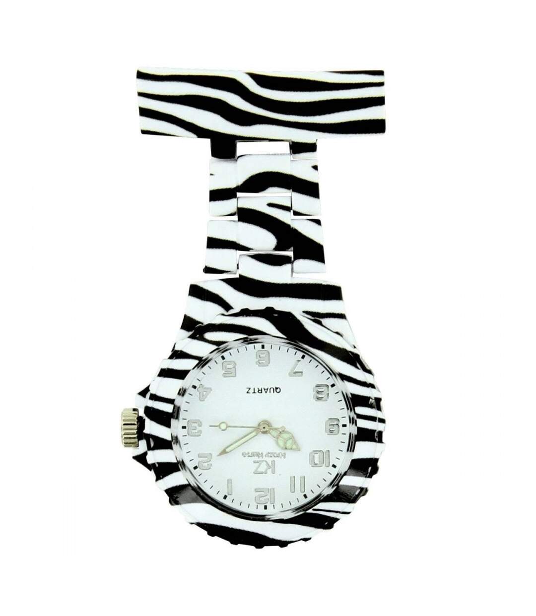 Montre pour les Infirmières Plastique Zébrée KZ 159