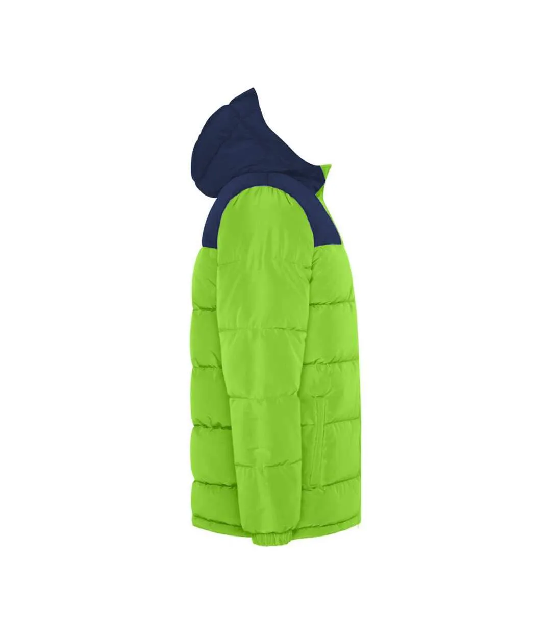 Unisex Adult Tallin Insulated Jacket Lime Navy Blue Roly-4