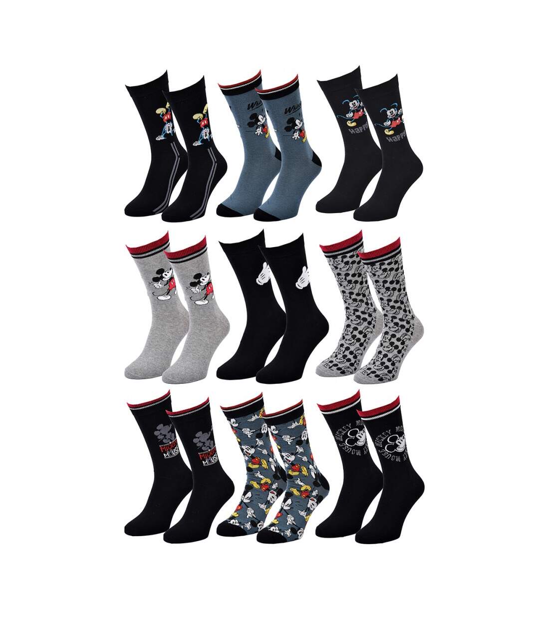 Chaussettes Pack Cadeaux Homme LICENCE - Pack de 9-3