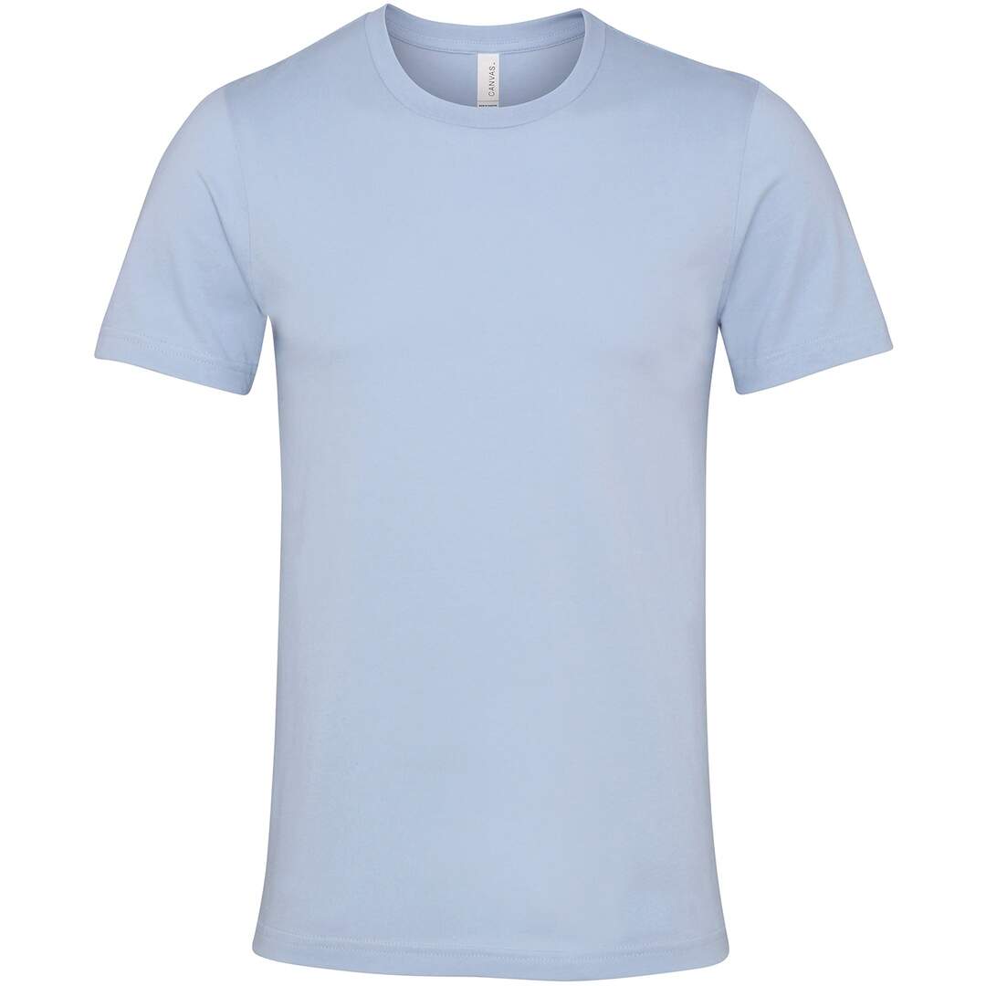 T-shirt adulte bleu acier Bella + Canvas-1