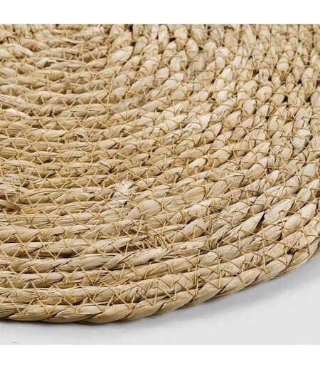 Set de Table Rond Paille de Jonc 38cm Naturel