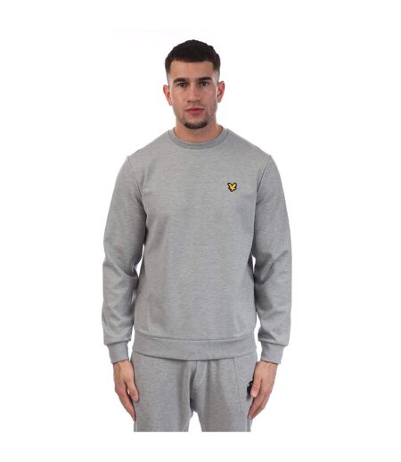 Mens Fly Fleece Crew Neck Sweatshirt Grey Lyle & Scott