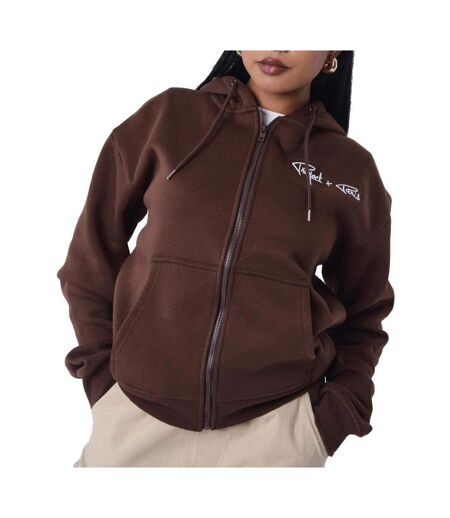 Sweat zippé marron femme project x paris signature - l
