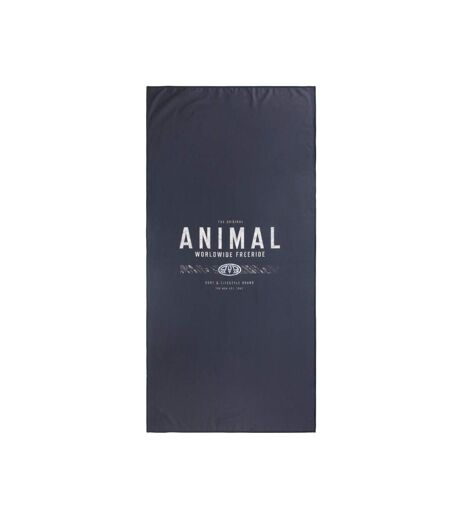 Logo travel microfibre towel one size navy Animal