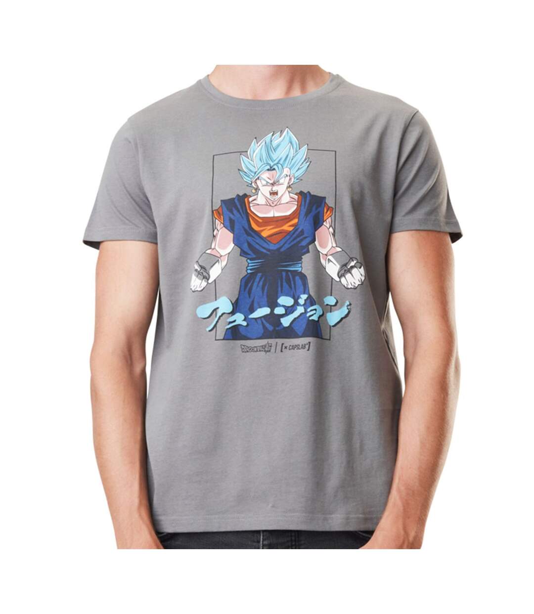 Tee Shirt Homme Dragon Ball Super, T Shirt Homme Gogeta, Regular et Col Rond