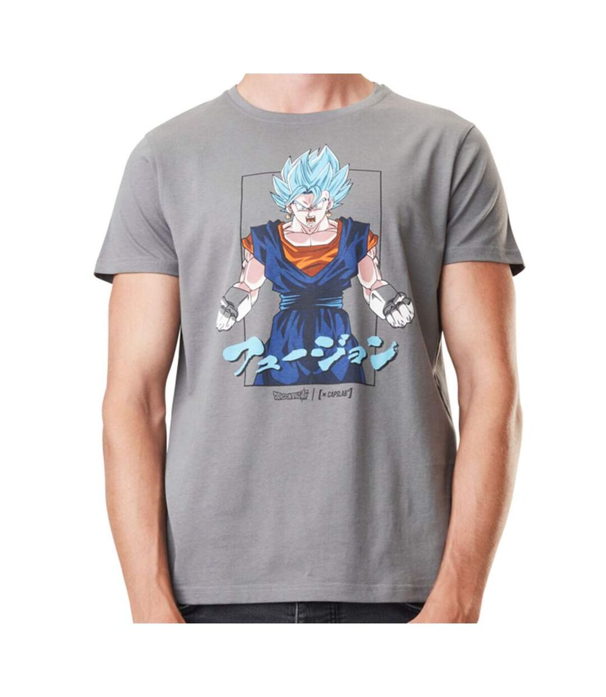Tee Shirt Homme Dragon Ball Super, T Shirt Homme Gogeta, Regular et Col Rond
