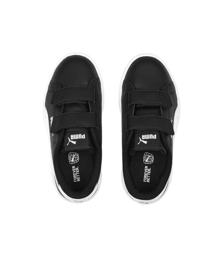Basket Basse Cuir Puma Enfant Smash 3.0 L V Ps