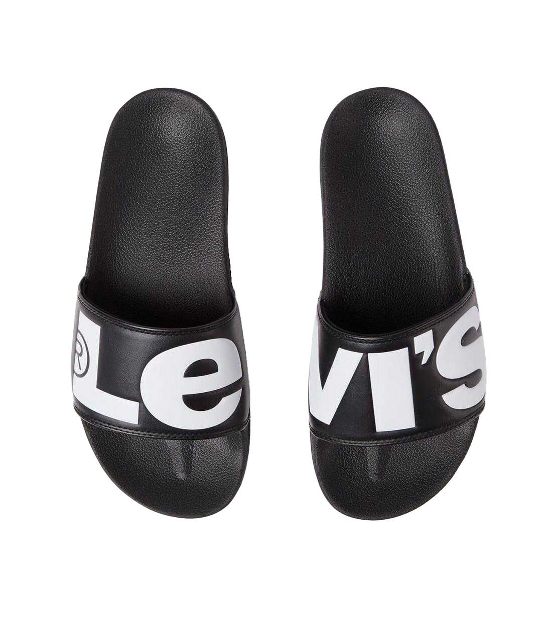 Claquettes June Homme Noir Levis-2