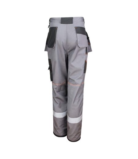 Pantalon de travail x-over adulte gris / noir WORK-GUARD by Result