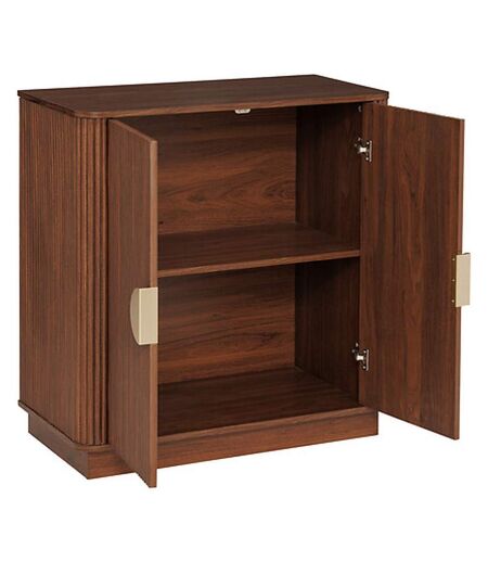 Buffet 2 portes effet noyer WANY - Marron