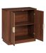 Buffet 2 portes effet noyer WANY - Marron-3