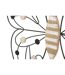 Décoration Murale en Métal Papillon 39cm Noir & Naturel-4