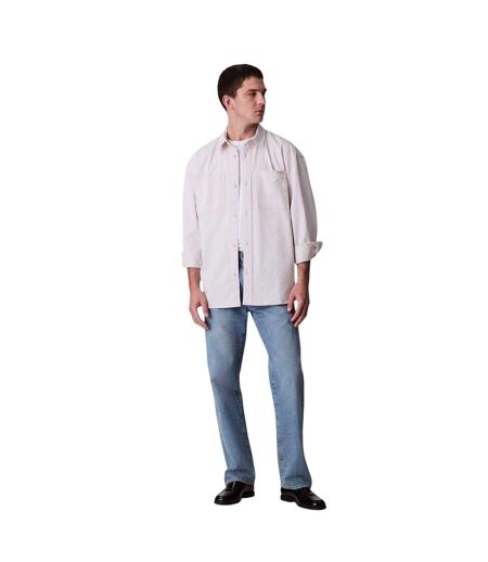 Chemise Homme Blanc Cassé Calvin Klein