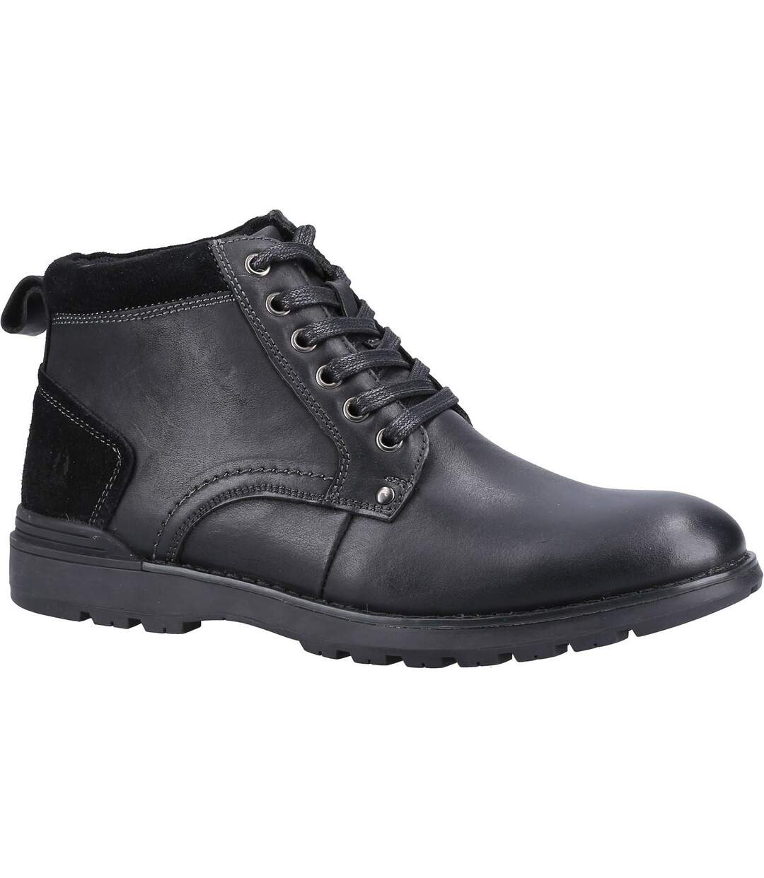 Bottines dean homme noir Hush Puppies-1