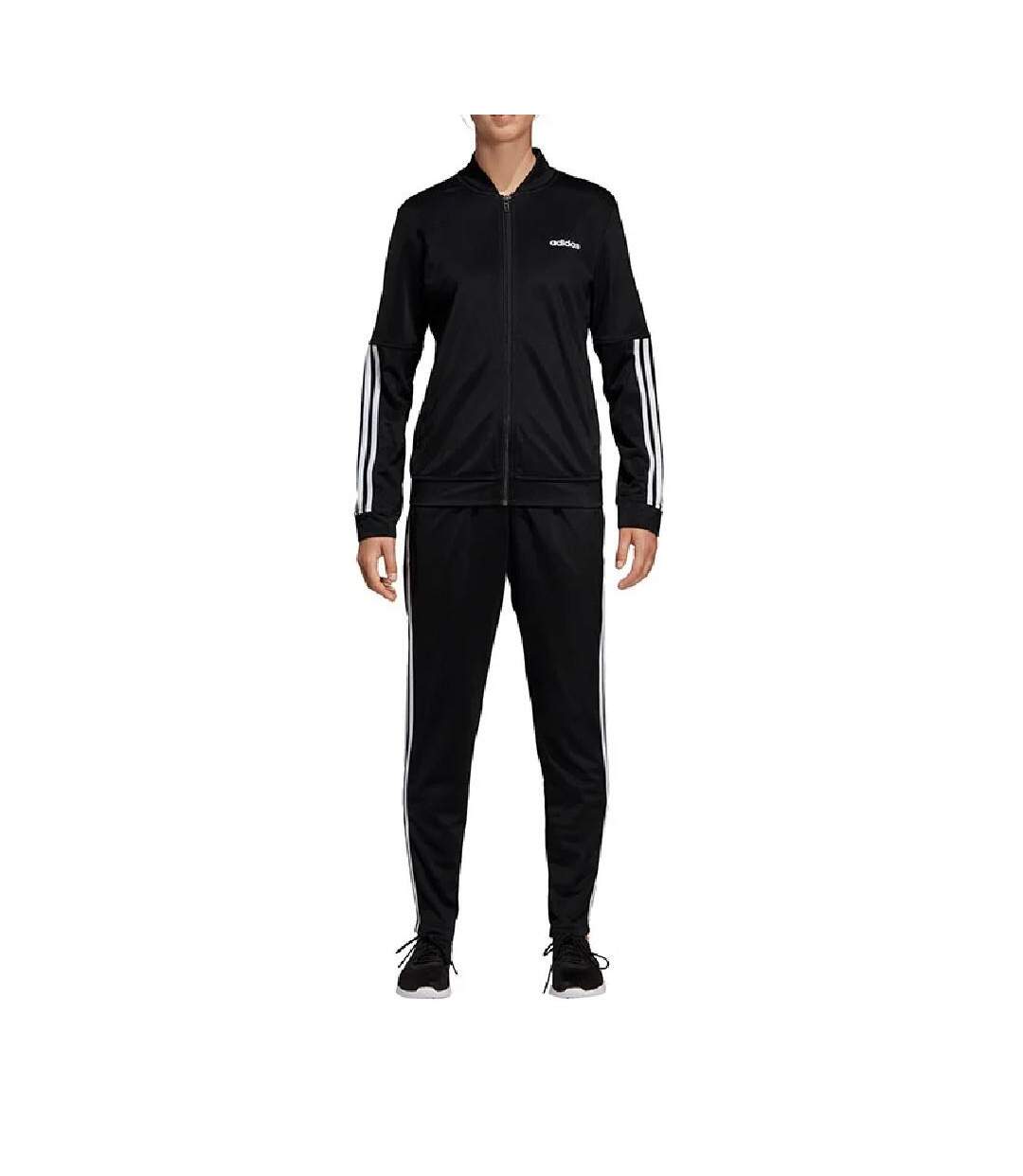 Survêtement noir femme Adidas WTS Back 2 Basics 3 Stripes - XS