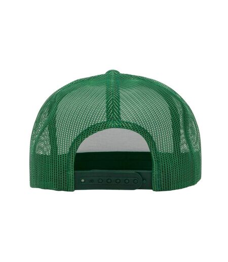 Casquette Trucker Classic Blanc Vert Kelly Yupoong