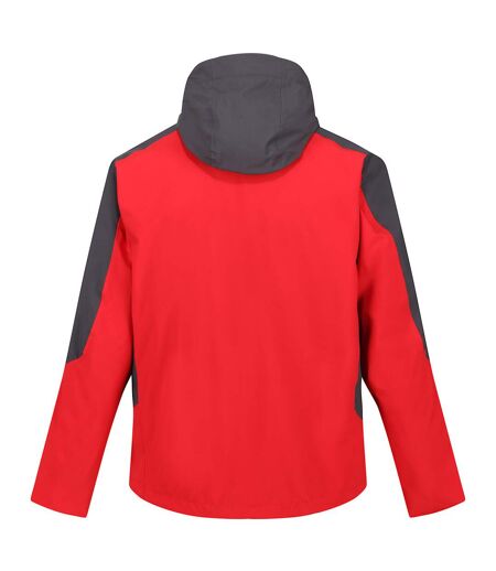 Veste imperméable wentwood homme rouge danger / cendre Regatta