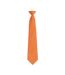 Premier Mens Fashion ”Colours” Work Clip On Tie (Orange) (One Size) - UTRW1163