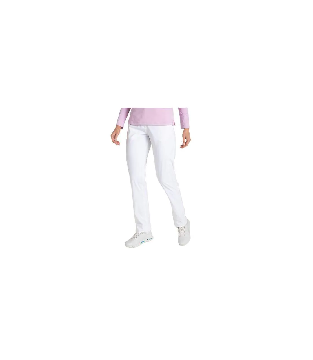 Pantalon De Randonnée À Taille Ajustable Milla Femme Blanc Craghoppers-1