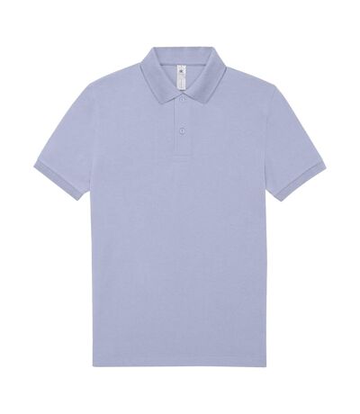 Mens polo shirt lavender B&C