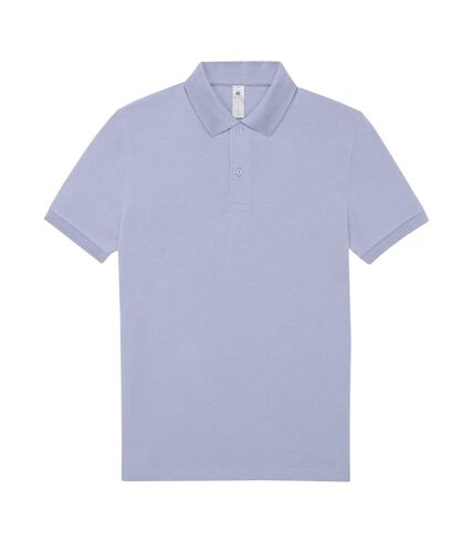 Mens polo shirt lavender B&C