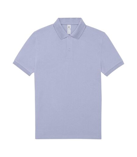 Mens polo shirt lavender B&C