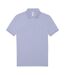 Mens polo shirt lavender B&C