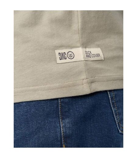 Mens squarelarge t-shirt sage Duck and Cover