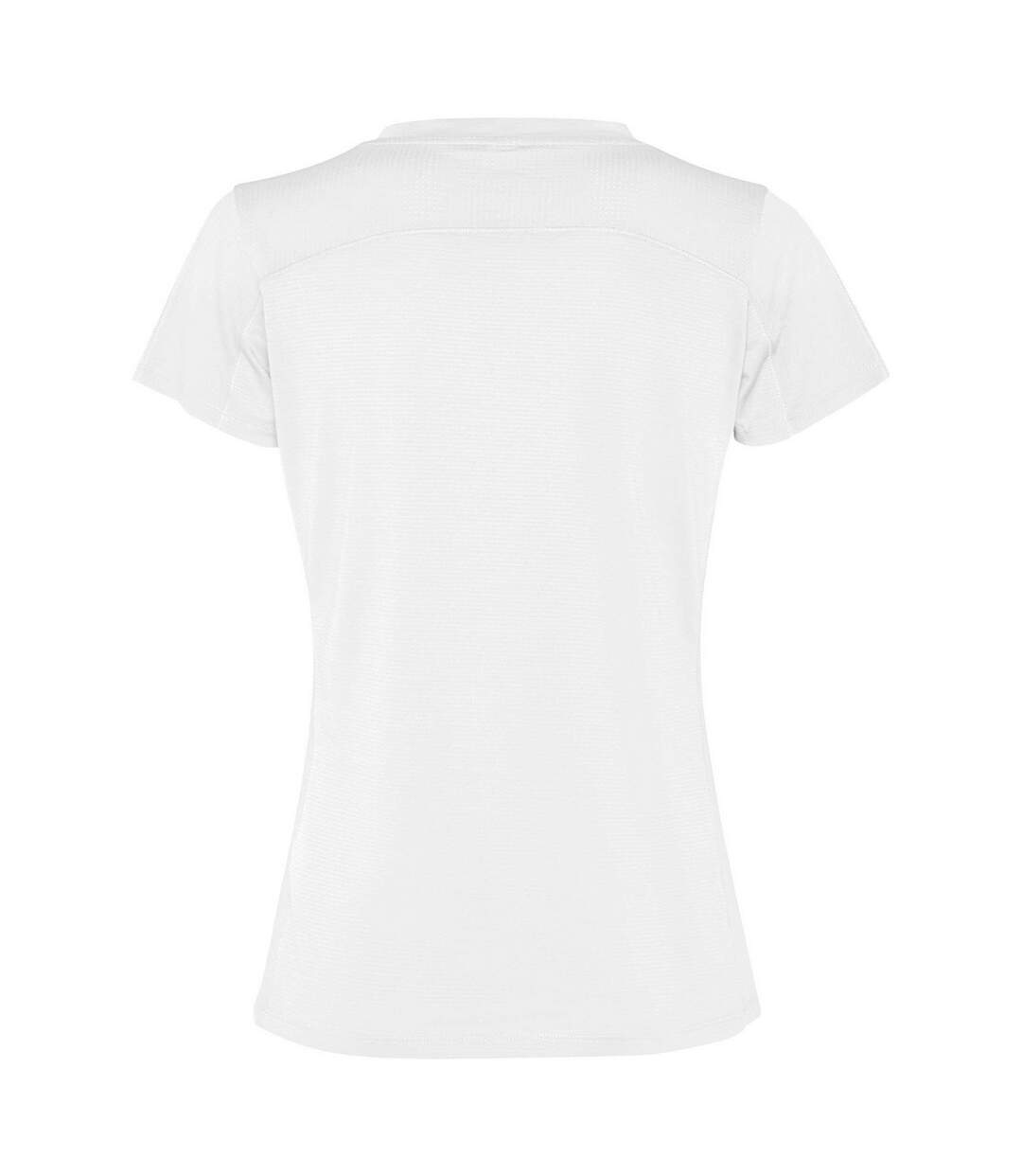 T-shirt slam femme blanc Roly-2