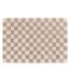 Tapis Déco Shaggy Damero 160x230cm Naturel-1