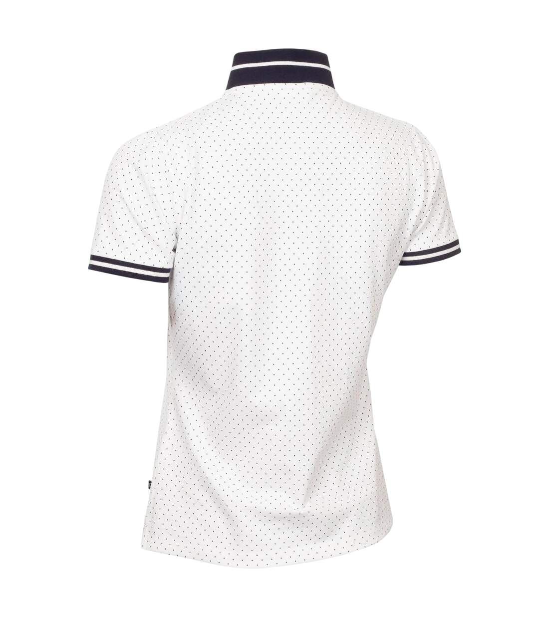Polo Motif/style Micro-pois Camilla Femme Blanc Calvin Klein-3