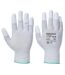 Unisex adult va198 pu fingertip grip gloves xxl grey Portwest-1